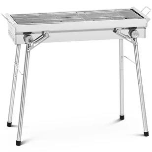 Grill węglowy ze składanym rusztem 43 x 25 cm STAL - Inne urządzenia gastronomiczne - miniaturka - grafika 2