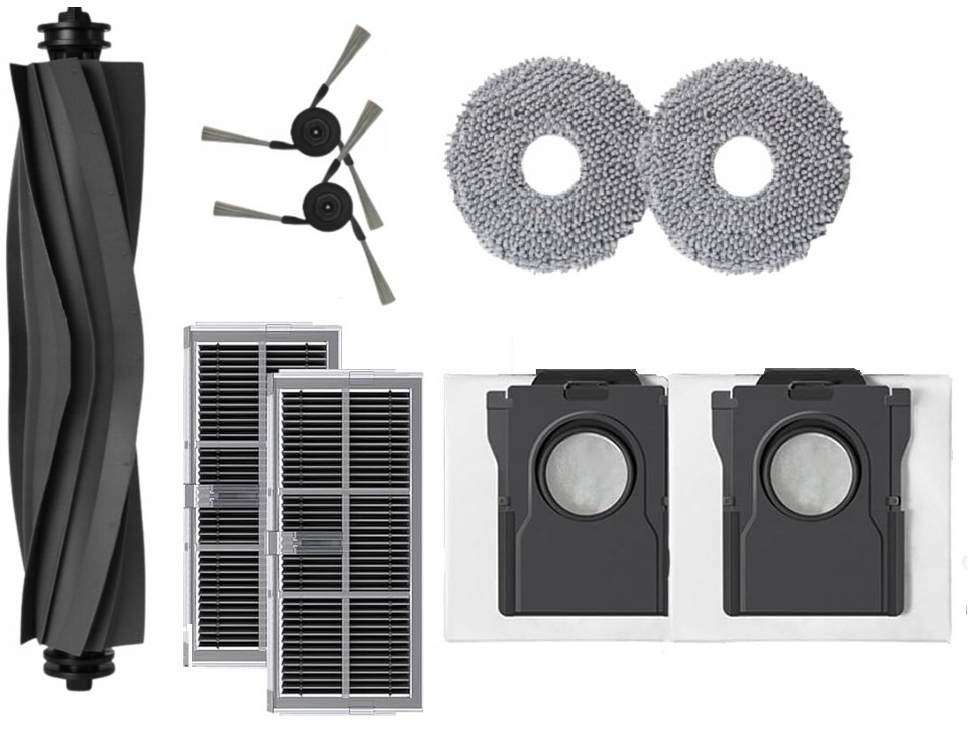 FILTRY SZCZOTKI MOPY WORKI DO DREAME X40 L40 MOVA P10 PRO ULTRA