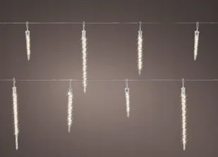 Lampki Choinkowe Led Świąteczne Sople 2,5 M - Oświetlenie świąteczne - miniaturka - grafika 1