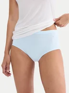 Majtki damskie - Triumph Figi klasyczne z wysokim stanem Smart Natural 10211539 Niebieski - miniaturka - grafika 1