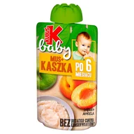 Desery dla dzieci - Kubuś - Mus + kaszka jabłko morela po 6 miesiacu - miniaturka - grafika 1