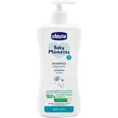 Kosmetyki kąpielowe dla dzieci - Chicco SZAMPON DO WŁOSÓW 500 ML 0M+ Baby Moments TOW018631 - miniaturka - grafika 1