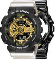 Zegarki męskie - Zegarek G-SHOCK SET GA-110GB-1AER + BEZEL 10508136 + PASEK 10395227 - miniaturka - grafika 1