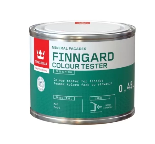 Tester koloru farb elewacyjnych Tikkurila Finngard Baza C 0.45L