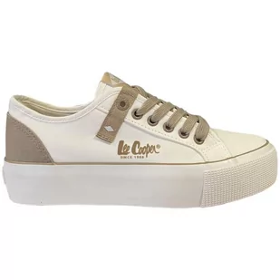 Buty Lee Cooper LCW-24-31-2198LA białe - Trampki damskie - miniaturka - grafika 1