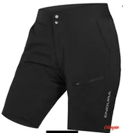 Spodnie rowerowe - Szorty damskie Endura Hummvee Lite WMS Short czarne - miniaturka - grafika 1