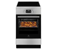 Kuchenki gazowo-elektryczne - Electrolux 600 SteamBake LKI564267X Piekarnik parowy Termoobieg AirFry - miniaturka - grafika 1