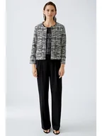 Marynarki i żakiety damskie - Oui Blezer w kolorze szarym - miniaturka - grafika 1