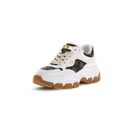 Sneakersy damskie - Damskie Sneakersy GUESS BRECKY3 FLPBR3FAL12-WHIBR – Biały - miniaturka - grafika 1