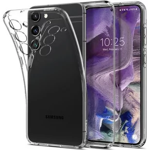 Spigen Etui Liquid Crystal do Samsung Galaxy S23 Przezroczysty - Etui i futerały do telefonów - miniaturka - grafika 1
