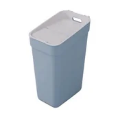 Kosze na śmieci - Kosz do segregacji śmieci 30 l CU-02103 niebiesko-szary - miniaturka - grafika 1