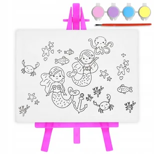 Zestaw Malarski Malowania Prezent Kreatywny Płótno Sztaluga Farby Dzieci - Dekoratorstwo Zestaw Malarski Malowania Prezent Kreatywny Płótno Sztaluga Farby Dzieci - Dekoratorstwo - miniaturka - grafika 1