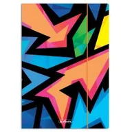 Teczki i skoroszyty - Teczka rysunkowa A4 z gumką Neon Art - miniaturka - grafika 1