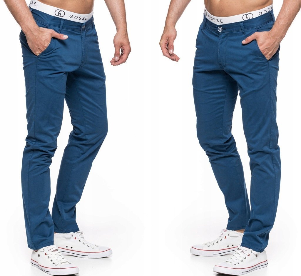 SPODNIE MĘSKIE CHINOS STANLEY - 411/420 - 82cm/L32