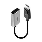 Adaptery i przejściówki - Lindy 41094 adapter kablowy 0,11 m DisplayPort HDMI Szary - miniaturka - grafika 1