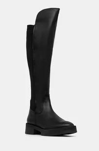 Steve Madden kozaki Meave damskie kolor czarny na płaskim obcasie SM11003369 - Kozaki damskie - miniaturka - grafika 1