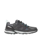Buty trekkingowe damskie - Jack Wolfskin Trail Hiker Texapore Low W damskie buty trekkingowe, Tarmac Grey/Light Blue, rozm. 40 EU, Tarmac Grey Light Blue, 40 EU - miniaturka - grafika 1