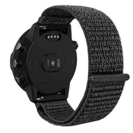 Akcesoria do smartwatchy - opaska pasek bransoleta NYLON Suunto 7 / 9 / Baro 24mm czarna - miniaturka - grafika 1