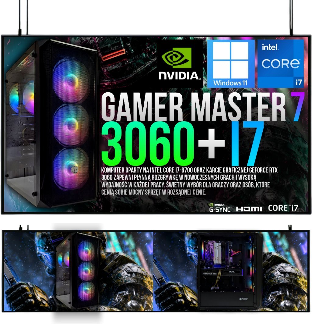 Adronix Zestaw I7 32GB RTX 3060 12GB 14082480007