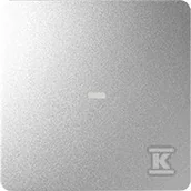 Wyłączniki światła i elektryczne - Kontakt KONTAKT_SIMON Klawisz pojedynczy do podświetlenia DETAIL 82 Aluminium 8200015-093 - miniaturka - grafika 1