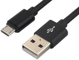 everActive Kabel przewód pleciony USB micro USB everActive CBB-1.2MB 120cm z obsługą szybkiego ładowania do 2,4A czarny CBB-1.2MB - Kable USB - miniaturka - grafika 2