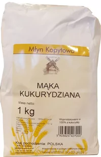 Młyn Kopytowa Mąka Kukurydziana 1kg - - Mąka - miniaturka - grafika 1