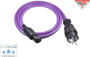 Kabel zasilający Melodika Melodika MDP40 Przewód zasilający z uziemieniem sieciowy 3x2,5mm2 Schuko-IEC C13 - 4m - Kable - miniaturka - grafika 1