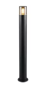 Hoosic H80 lampa stojąca ogrodowa 1xE27 czarna/przydymiona 424060132 - Lampy ogrodowe - miniaturka - grafika 1
