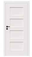 Drzwi wewnętrzne - Dre Drzwi Wewnętrzne Pełne Modern 10 Okleina Biała Mat - miniaturka - grafika 1