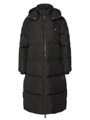 Kurtki damskie - Guess Kurtka zimowa V5BL08 WGLW2 Czarny Regular Fit - miniaturka - grafika 1