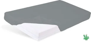 Prześcieradło bambusowe z gumką 220x200 grafitowe na materace o wysokości do 20 cm o gramaturze 140 g/m2 - Prześcieradła - miniaturka - grafika 1