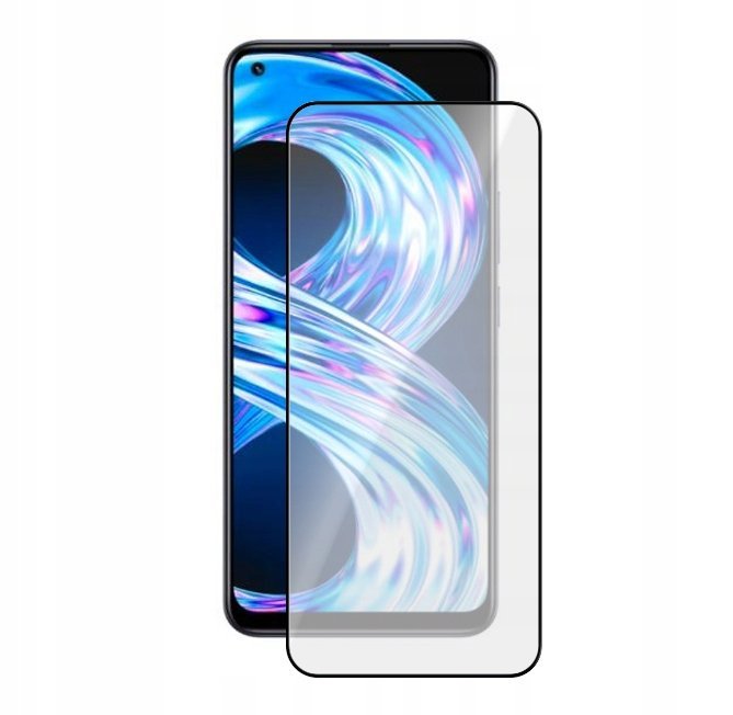 Szkło Do Realme 8 Realme 8 Pro 4G 9H Szkiełko Hartowane Full 5D Szkiełko Ochronne Szybka Hartowana Na Ekran