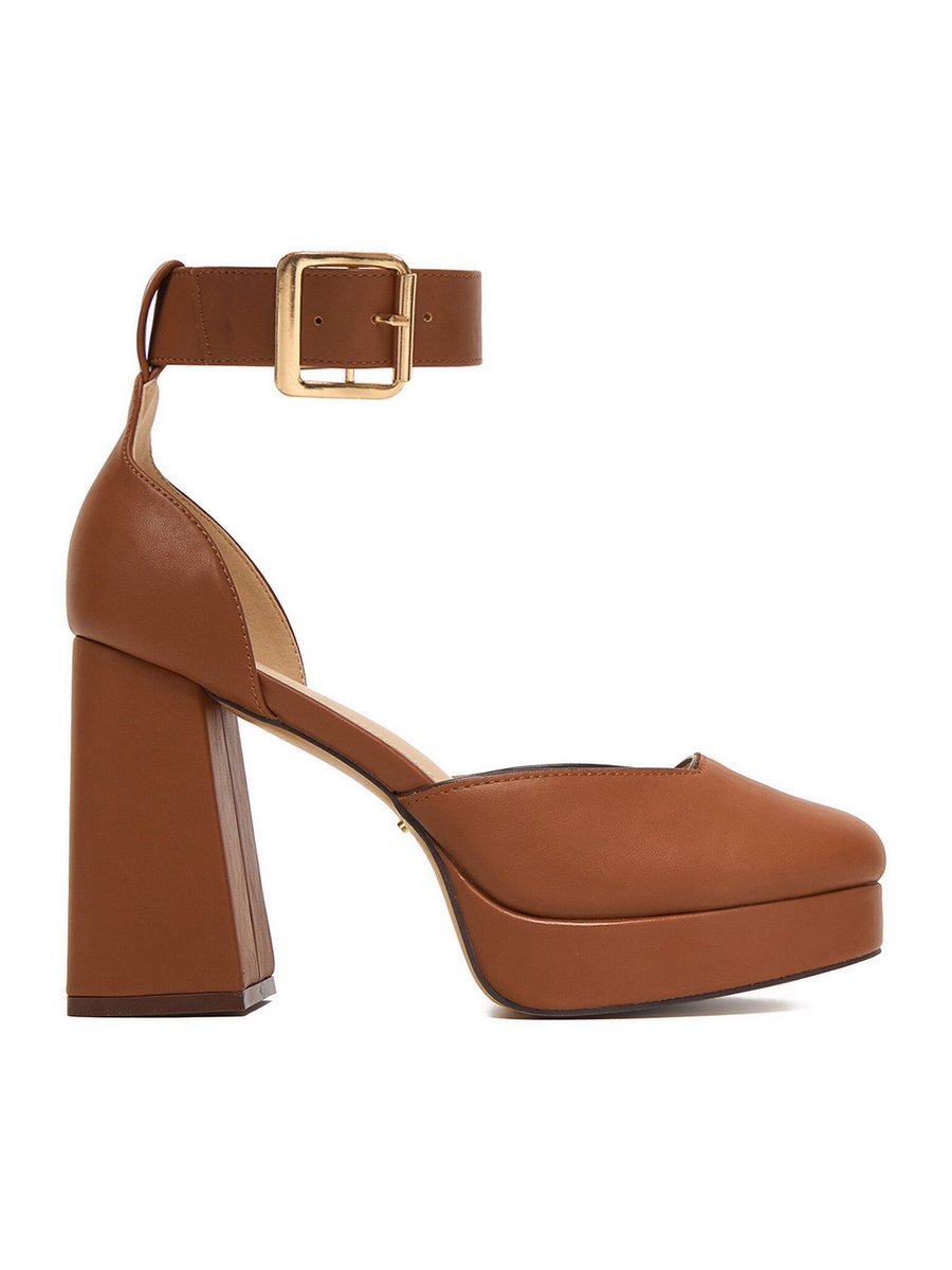 Deezee Czółenka Damskie Brązowy DeeZee-CEO-CD25-178-1 Camel