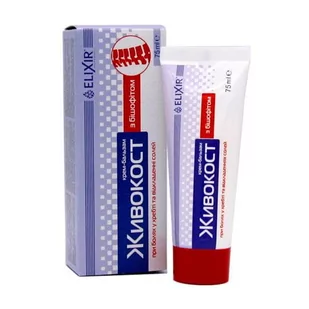 Elixir Krem-balsam żywokost z biszofitem 75ml (Ukraina) - Balsamy i kremy do ciała - miniaturka - grafika 1