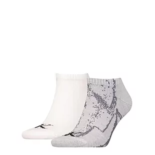 Calvin Klein Męskie skarpety do sneakersów, szare, rozmiar uniwersalny, szary, jeden rozmiar - Skarpetki damskie - miniaturka - grafika 1