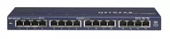 Przełączniki KVM - NETGEAR GS116GE Netgear ProSafe 16-Port Gigabit Desktop Switch Metal (GS116GE) - miniaturka - grafika 1