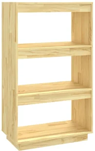 Naturalny regał z litego drewna sosnowego K3-B17 - Regały - miniaturka - grafika 1