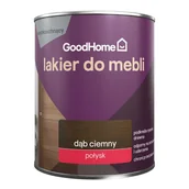 Lakiery do drewna - GoodHome Lakier do mebli dąb ciemny połysk 0,75 l - miniaturka - grafika 1