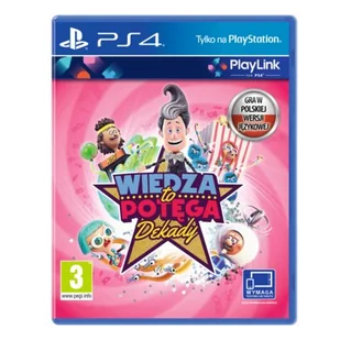 Wiedza to Potęga Dekady PlayLink GRA PS4 - Gry PlayStation 4 - miniaturka - grafika 1