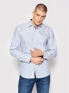 Koszule męskie - Selected Homme Koszula New Mark 16058640 Biały Slim Fit - miniaturka - grafika 1