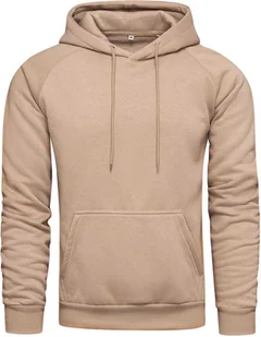 Recea Bluza męska z kapturem Tiny beżowa XXL - Bluzy męskie - miniaturka - grafika 1