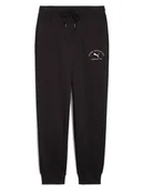 Spodnie sportowe damskie - Puma Spodnie dresowe w kolorze czarnym - miniaturka - grafika 1