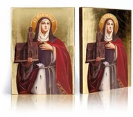 Ikony i obrazy sakralne - Ikona religijna Święta Jadwiga Śląska - miniaturka - grafika 1