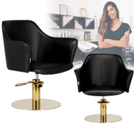 Fotele fryzjerskie - Fotel fryzjerski hydrauliczny obrotowy do salonu fryzjerskiego krzesło fryzjerskie Avola - miniaturka - grafika 1
