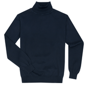 Swetry męskie - Golf męski granatowy Lyon - marka niezdefiniowana - miniaturka - grafika 1