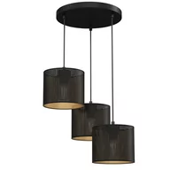 Lampy sufitowe - Czarna lampa wisząca, idealna do sypialni LX 5254 z serii LOFT SHADE - miniaturka - grafika 1