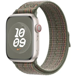 Apple sportowa Nike w kolorze sekwoi/pomarańczowym do koperty 45 mm - Akcesoria do zegarków - miniaturka - grafika 1