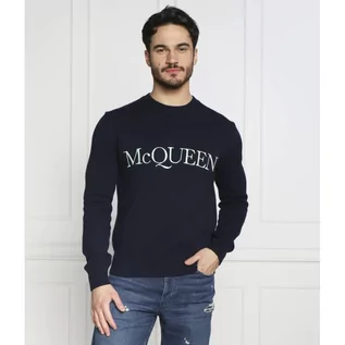 Swetry męskie - Alexander McQueen Sweter | Regular Fit - grafika 1