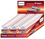 Baterie i akcesoria - Zestaw baterii alkalicznych 30xAA i 20xAAA w blistrach Ekspozytor Philips Power - miniaturka - grafika 1