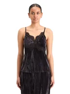 Koszulki i topy damskie - Scotch & Soda Top w kolorze czarnym - miniaturka - grafika 1